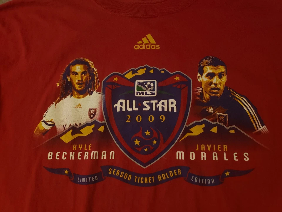 Adidas MLS All Star 2009 Portador de Boleto de Temporada Para Hombre XL Manga Larga Edición Limitada Foto 2 de 4