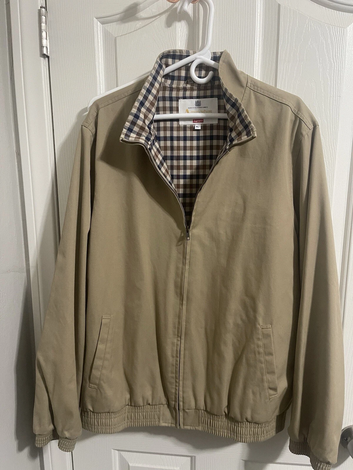 Veste club imperméable kaki FW16 Supreme Aquascutum taille XL
