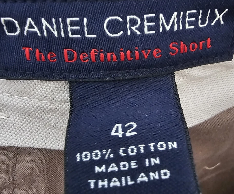 Pantalones cortos Daniel Cremieux para hombre talla 42 plisados delanteros Foto 2 de 4