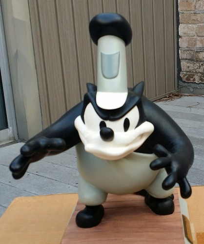 1997 disneyana convention peg leg pete hand-signed by marc delle