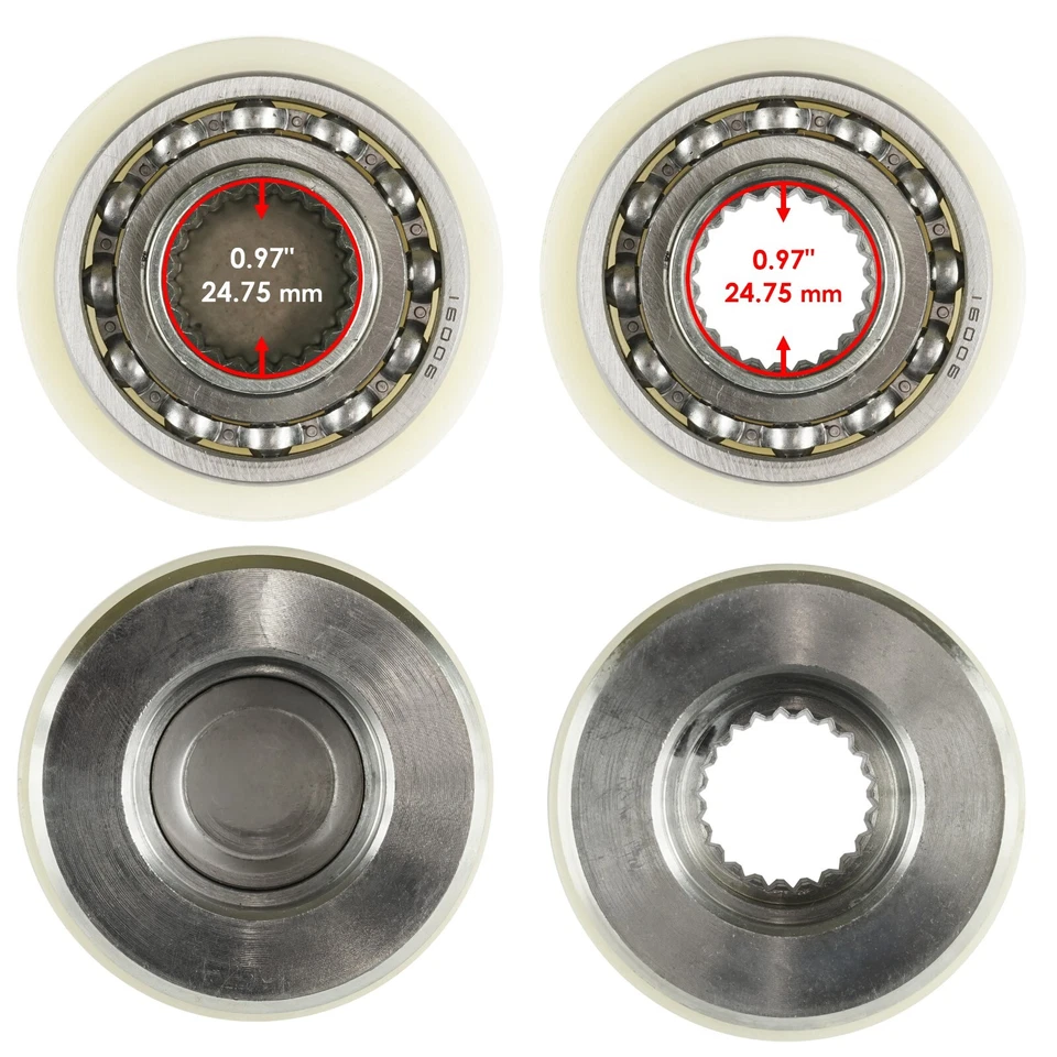 Conjunto de buje de salida diferencial delantero para Polaris 3236683 3235169 2203727 Foto 3 de 4