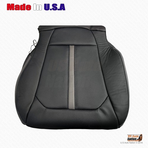2018 2019 2020 Ford F150 Platinum Edition Driver Bottom Leather Seat Cover Black - Bild 6 von 9