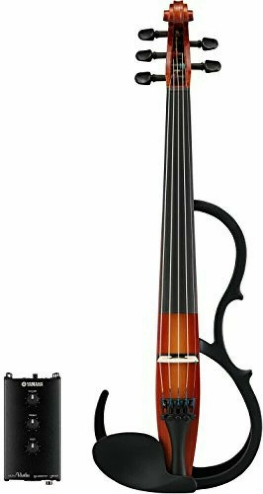 YAMAHA SV255 BR Silent Electric violin 5 String Made in Japan - Image 2 of 4