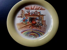 Homer Laughlin  COLONIAL 1938 Colonial Kitchen 9 1/4"  Dinner Plate Vintage