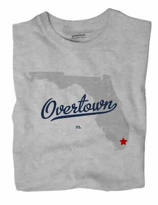 Overtown Florida FL T-Shirt Miami MAP