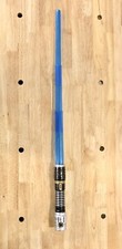 Star Wars Blue Lightsaber 2015 Electronic Sounds And Lights Work READ