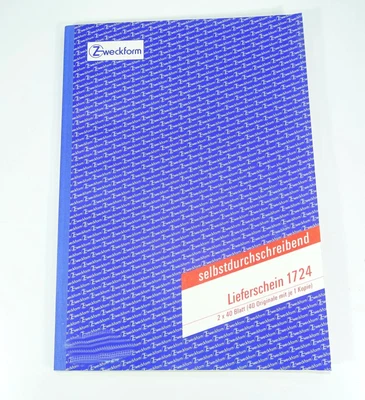 Zweckform Lieferschein 1724, selbstdurchschreibend, A4