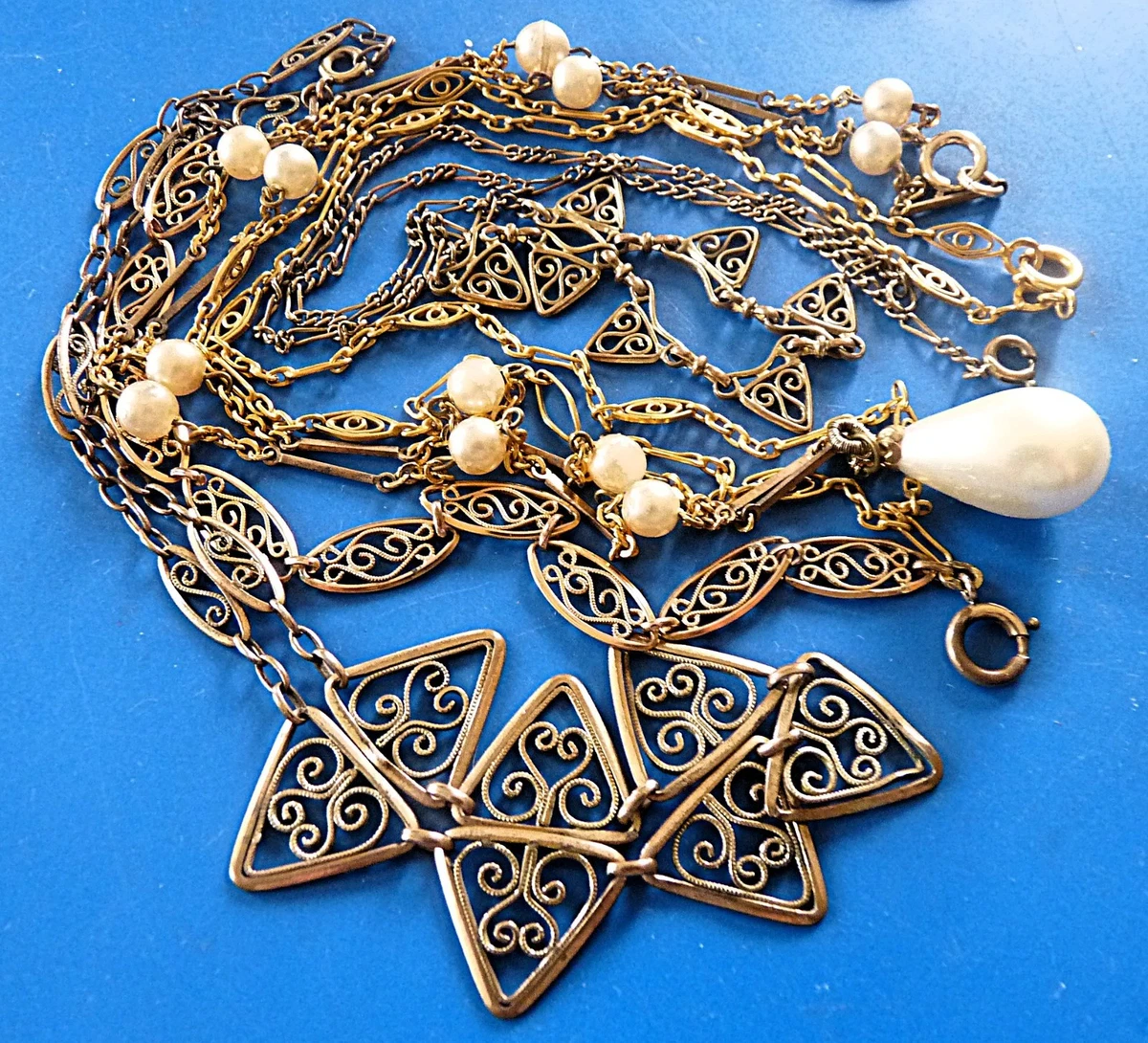 Lot De 15 Bijoux Anciens Fantaisie – Divers – Occasion
