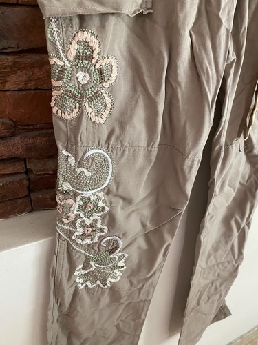 DA NANG SURPLUS INDO-CHINE WOMENS BAGGY PANTS MEDIUM EMBROIDERED NWT - Picture 4 of 8