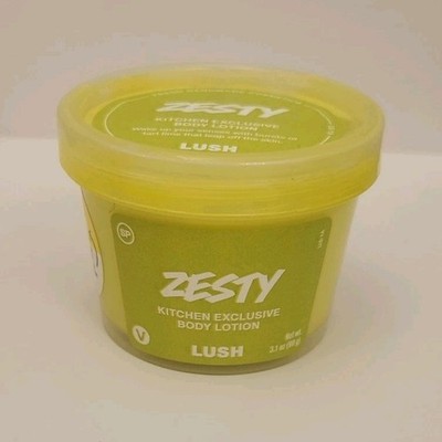 Lush Zesty Body Lotion 3.1 oz Lime Vegan Self-Preserving Cocoa Butter