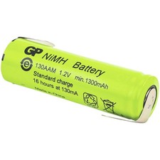 GP GPIND130AAM1A1PC1 AA NiMH 1.2V 1300mAh Rechargeable Battery 9.69 per battery