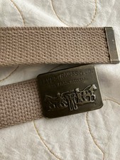 Antique Levi Strauss Levis Denim Blue Jeans California 1970s Vintage Belt Buckle