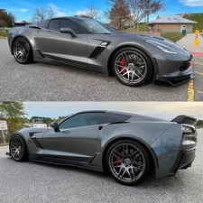 19" 20" Forgestar F14 Wheels fit CORVETTE C6 C7 Z06 ZR1 Anthracite 19x10 20x12