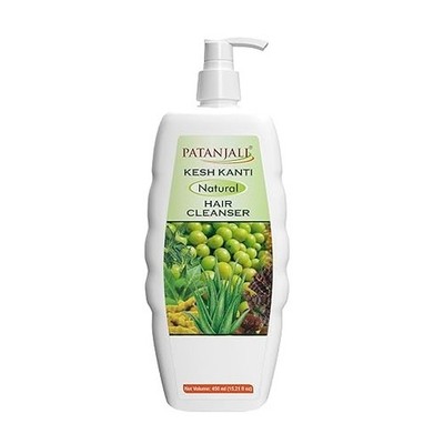 Patanjali Kesh Kanti Natural Hair Cleanser Herbal Shampoo 450ml
