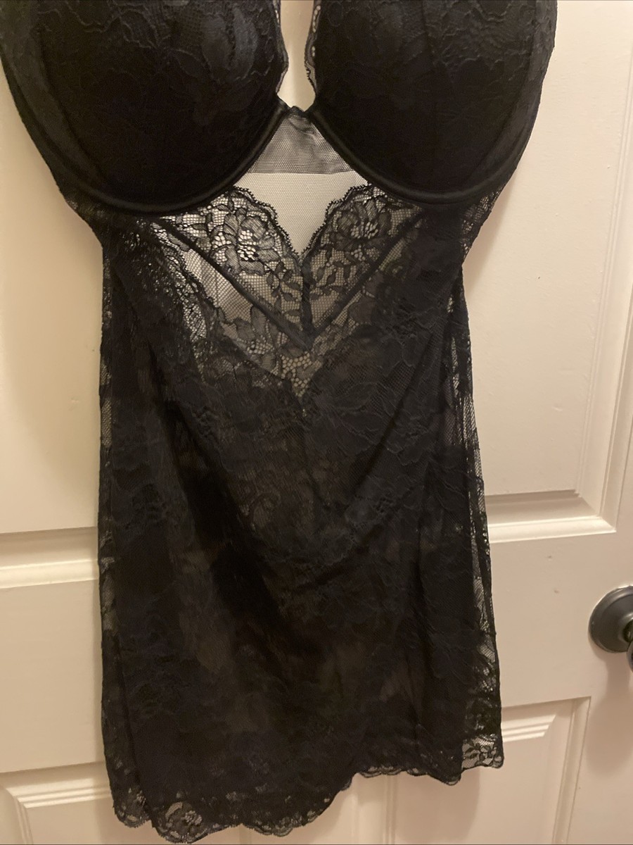 victoria secret black lingerie dress Buy SoSoft Modal Ribbed Lace-Trim Long Slip Dress, Black - Order Slips  online