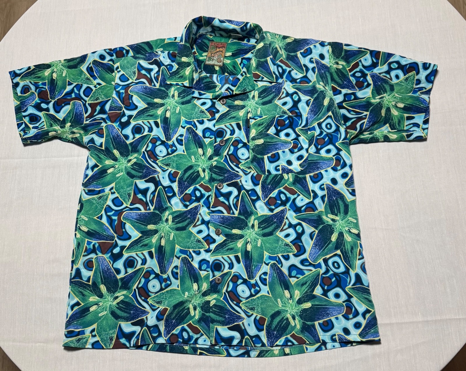 Pineapple Connection Buttoned Hawaiian Shirt Size… - image 1
