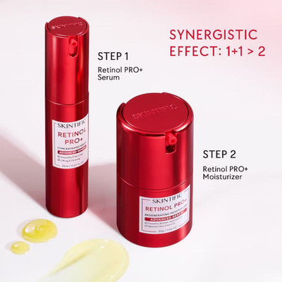 NEW SKINTIFIC Retinol PRO+ Anti Aging SET Serum+Moisturizer Reduces Wrinkles