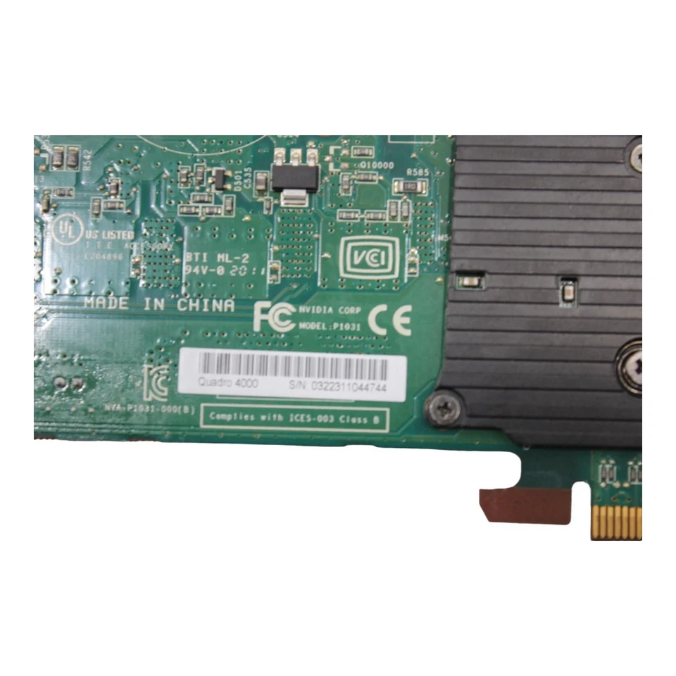 NVIDIA Quadro 4000 2GB GDDR5 PCI-E Graphics Card P1031 - Image 4 of 4