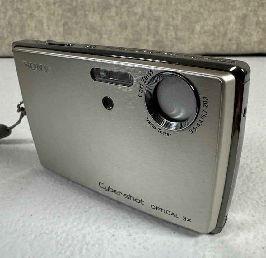 Sony Cyber-shot DSC-T33 5.1MP Digital Camera - Silver for sale