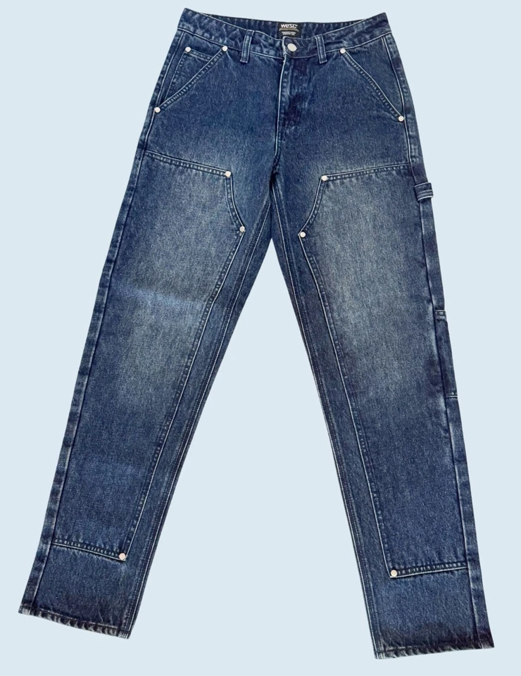 Pantalones de mezclilla de trabajo utilitarios WESC Carpenter talla 28 Foto 2 de 4