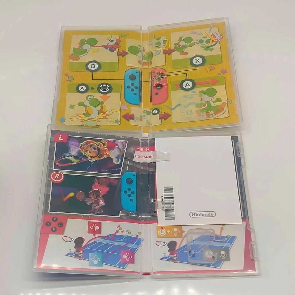 2 CUSTODIE VUOTE NINTENDO SWITCH - MARIO TENNIS ACES - YOSHI'S CRAFTED WORLD, foto 2 di 5