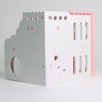 1 Stück Hamster Sleep Nest Pet Doppeldeck Villa Hamster Nest Pet House Spielzeug