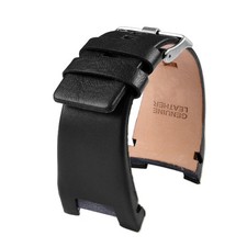 Durable 32MM Notched Leather Strap For Diesel DZ1216 DZ4246 DZ4287 Watch Bands