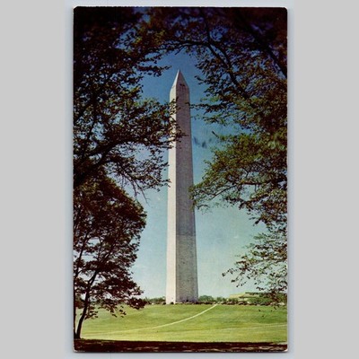 Postcard Washington Monument DC Famous Landmark