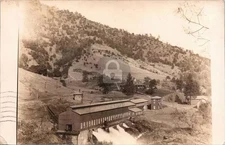 Power House Electric Plant SANTA ROSA CA  Sonoma 1907 RPPC Postcard COPY