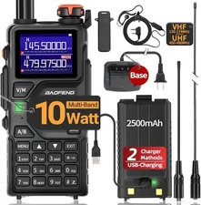 BAOFENG K5PLUS Radio Ham Radio 10W Rechargeable WalkieTalkies LongRange UV32 5RM