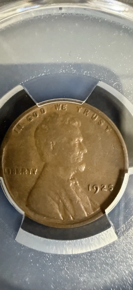1925 1 C Error Rim Clip PCGS VF20 #15 - Image 3 of 4