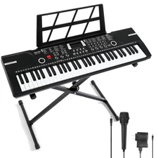 61 Key Digital Music Piano Keyboard Electronic Musical Instrument for Beginners