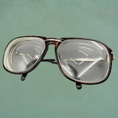Vintage 1984 DUNHILL   Aviator Red Brown 6004 RETRO Frame Eyeglasses Sunglasses