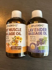 CMWGKBC Arnica Ginger & Lavender Massage Oil 100% Natural 200mL Ea. Free Ship!