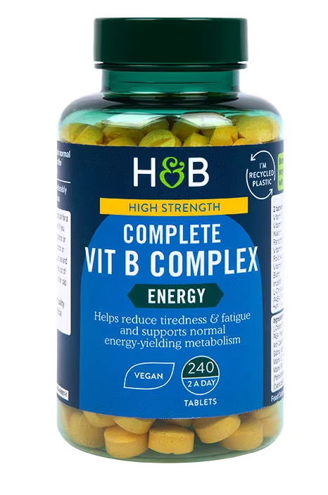 Holland & Barrett Hochdosiert Vit B Komplex Tabletten 240 - Bild 2