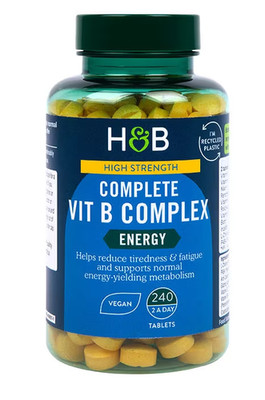 HIGH STRENGTH Complete Vitamin B Complex 240tab B KOMPLEX - HOHE DOSEN