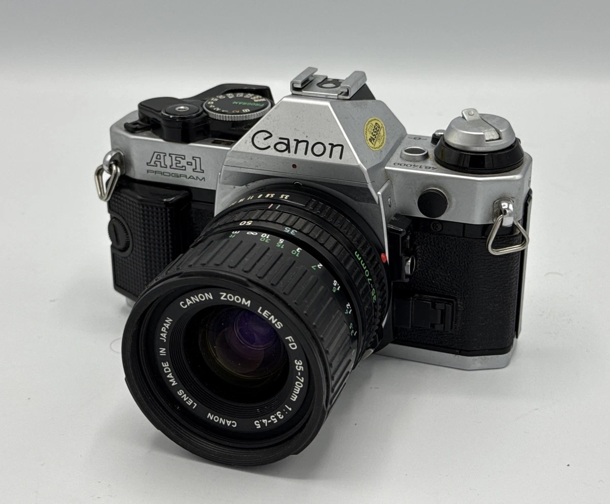 キヤノン Canon AE-1 PROGRAM ブラック 35-70mm Amazon.com : Canon AE-1 Program 35mm SLR Camera with 50mm 1:1.8