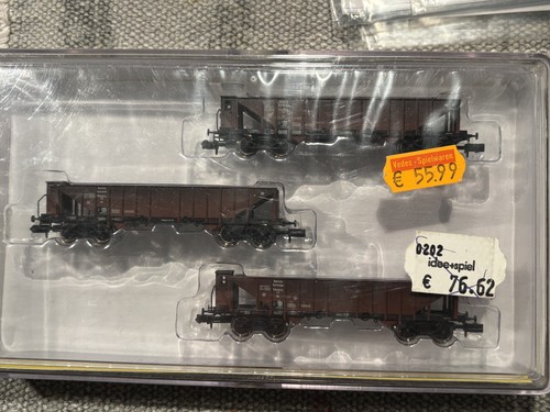 TRIX # 15153    N SCALE BOXED  ASST GONDOLA CARS UNUSED | Zustand: New
