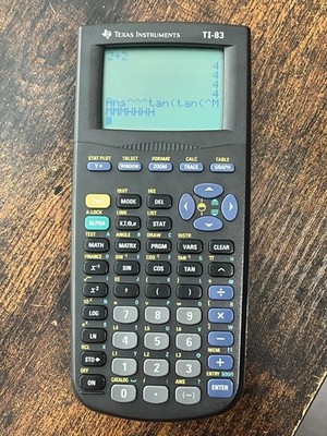 Vintage Texas Instruments TI-83 Graphing Calculator   AS IS   For Parts/Repair