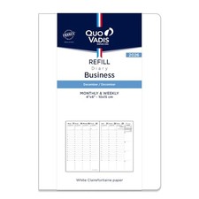 Quo Vadis 2026 Edition Business Diary Refill Vertical Weekly Planner December