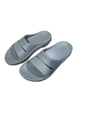 OOFOS OOahh Size Men's 8 / Women's 10 Unisex Slide Sandals - Grey/Gray/Slate