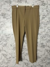 J Crew 365 Size 16 Tall Tan Polyester/Viscose/Elastane Cameron Pants