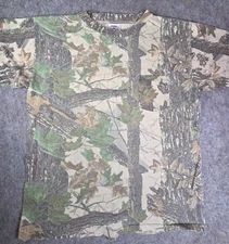 Vintage Wrangler Rugged Wear Camo Shirt Mens XL Realtree Camouflage Hunting USA