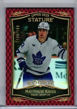 2023-24 Upper Deck #42 Matthew Knies Rookie Stature Orange /199