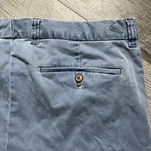 Tommy Bahama Pants Mens 36x33 Blue Golf Tencel Blend Stretch Straight Leg Chino
