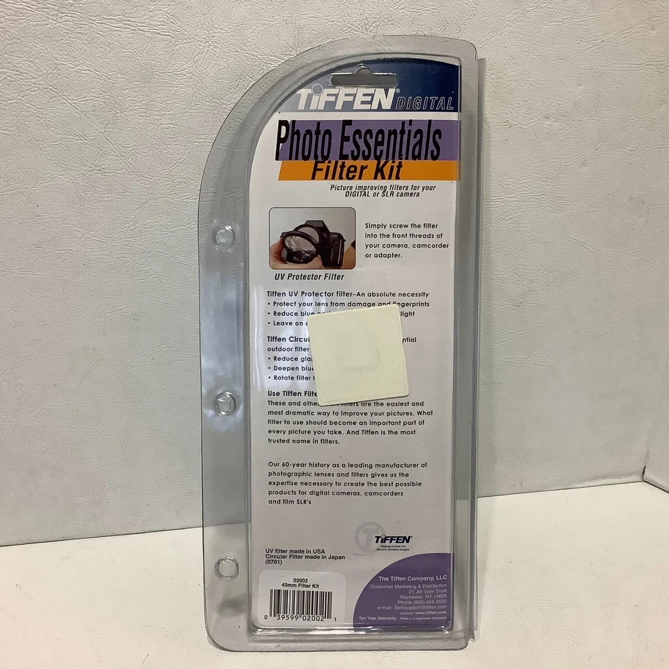 NIP Tiffen Digital Photo Essentials Filter Kit 43mm Thread - Image 2 of 3