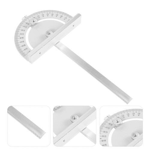 Table Angle Push Ruler Work Measuring Tool Protractor Woodworking - Picture 3 of 12