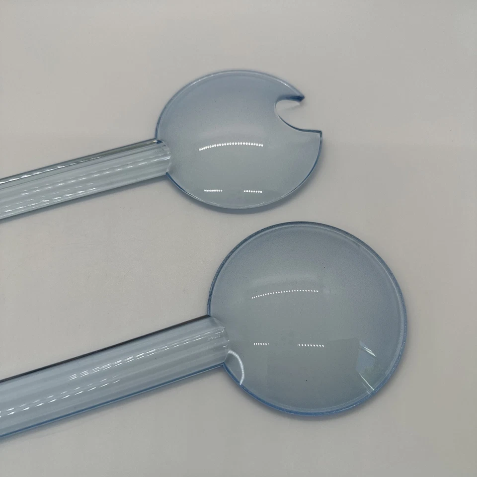 Tupperware Watercolor Preludio 2109A 2110A Light Blue 11.5" Salad Tong VTG NOS - Image 4 of 4