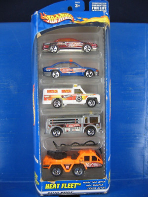 ** 2001 HOT WHEELS HEAT FLEET 5 PACK