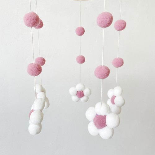 Baby Crib Mobile Bracket Set Wooden Infant Mobiles Nursery Hanging Flower Decor - Picture 11 of 16